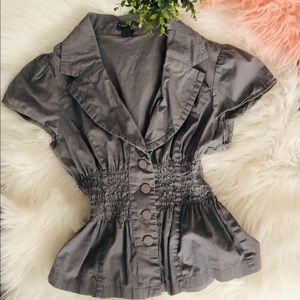 Peplum Bottom Down Blouse